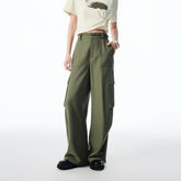 Women's High-Waisted Wide-Leg Utility Pants